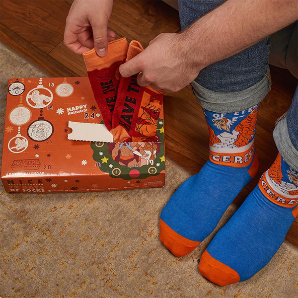 He-Man Masters of the Universe "Nice" 12 Days of Socks Advent Calendar